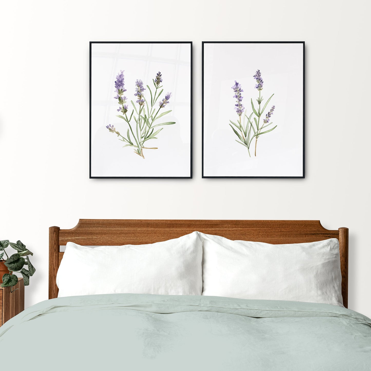 Lavender Wall Art - Set of 2 Botanical Prints - Bloom Gallery