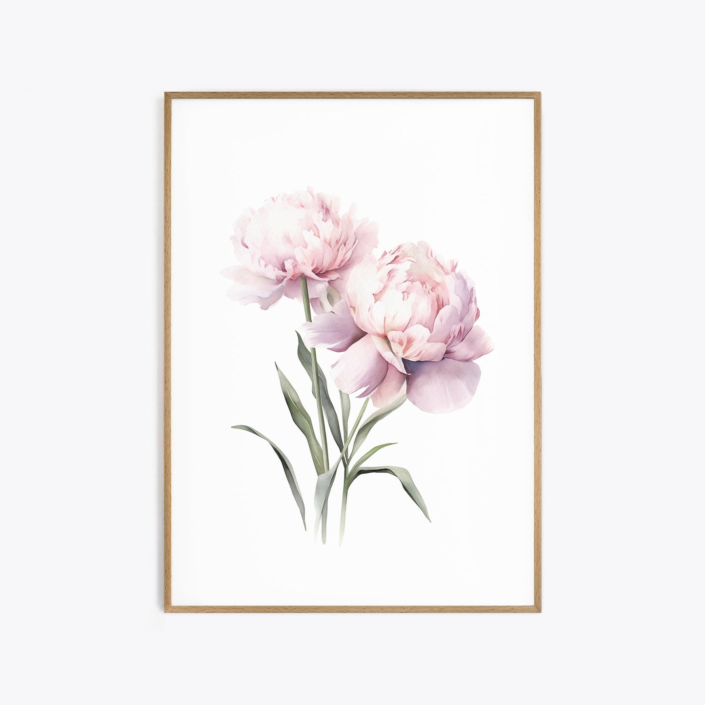 Light Pink Peonies - Set of 3 Botanical Prints - Bloom Gallery